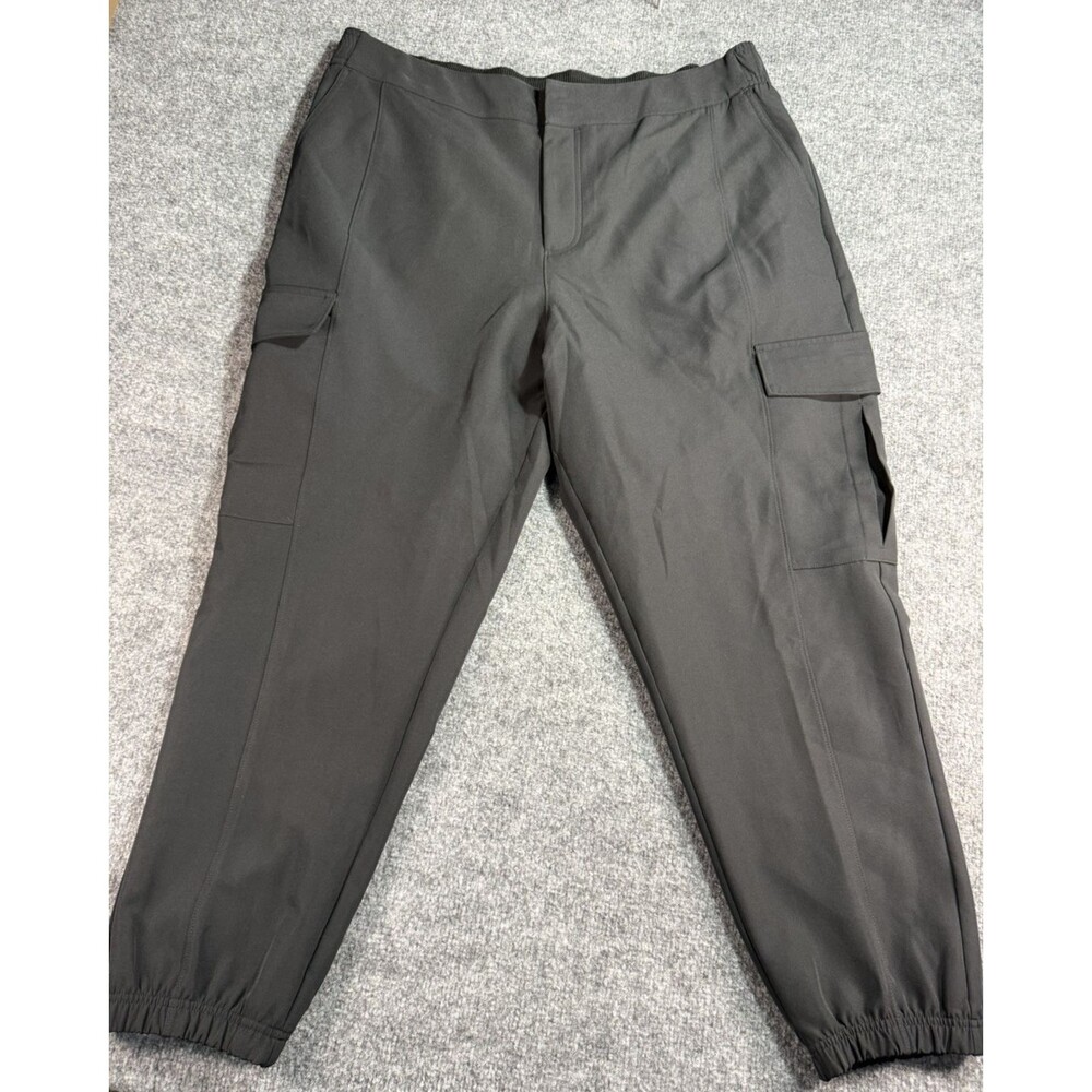 Calia Women’s Athletic Cargo Jogger Pants – Size XXL – Black – High Rise